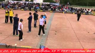 Finales France Doubles Sport Boules Talant 2014 [upl. by Aticilef]