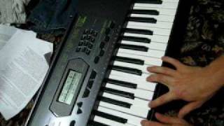 How to play Yesterday by Atmosphere on Piano simplified [upl. by Nomrej]