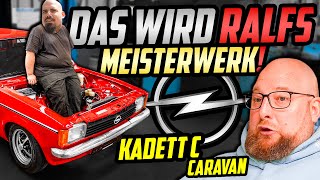 RALF gibt ALLES  Opel Kadett C Caravan  VORBEREITUNGEN für den 20 Liter MOTOR [upl. by Nashbar453]