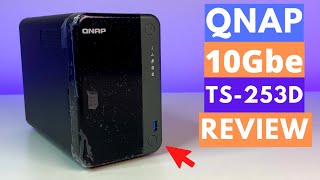 QNAP TS253D 10Gbe NAS REVIEW 2021 [upl. by Annaerb]