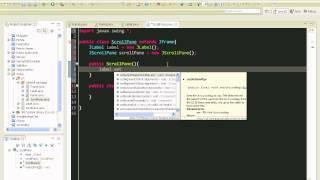 Java swing GUI tutorial 4 JScrollPane [upl. by Bowyer]