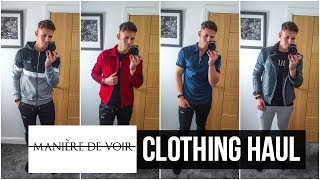 Mens MANIERE DE VOIR Clothing Haul amp Try On [upl. by Otto]