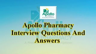 Apollo Pharmacy Interview Questions And Answers [upl. by Winn]