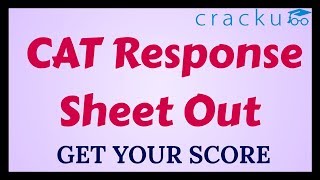 CAT Response Sheet Out  Get your score [upl. by Adiasteb]