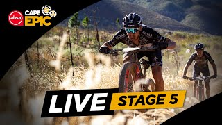 LIVE  STAGE 5  Absa Cape Epic [upl. by Ahsyen]