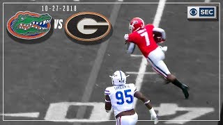 Florida vs Georgia 2018 Bulldogs Take Care of Business  CBS Sports [upl. by Eniamahs]