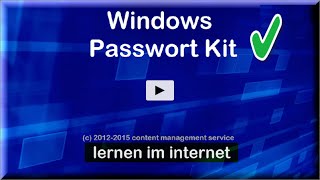 Windows Passwort vergessen [upl. by Carvey913]