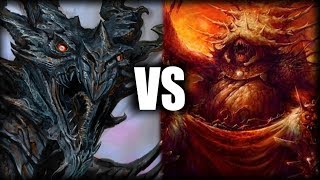 Alduin vs Mehrunes Dagon  Elder Scrolls Discussion [upl. by Selinda761]