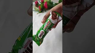 White Chocolate Milo Snack bar  Nestle MILO Source of Fibre milo snackbar nestle shorts [upl. by Chabot]