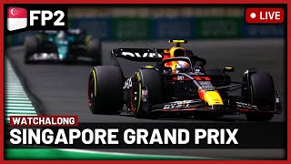 F1 Live  Singapore GP Free Practice 2 Watchalong  Live timings  Commentary [upl. by Yenruogis753]