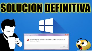 Solucion Error 0xc0000142 The application was unable to start correctly 2022 [upl. by Claman671]