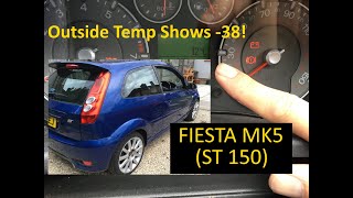 Ford Fiesta Mk5 Outside Temp Sensor Fault  Diagnosis amp Repair ST150 Part 1 [upl. by Isleana]