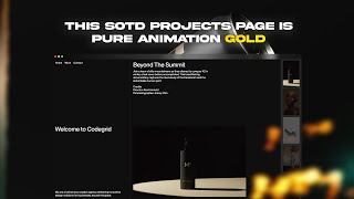 Recreating This SOTD Winner’s Project Page for Your Portfolio [upl. by Gaelan]