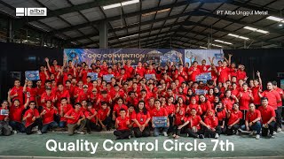 PT Alba Unggul Metal Sukses Selenggarakan Quality Control Circle Yang Ke 7 [upl. by Nerhtak]