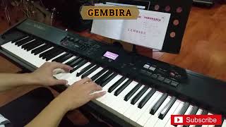 Gembira ciptaan H Mutahar versi piano cover  instrumental musik oleh junfarabi [upl. by Eesak]