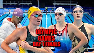 2024 OLYMPIC GAMES  Swimming Day 1 Finals LIVE [upl. by Esiahc]