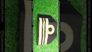 MasterCaptain Epaulettes Merchant navy marine epaulette For Ship Captain  Master [upl. by Lisan]