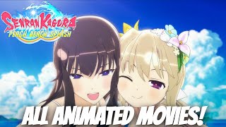 SENRAN KAGURA PEACH BEACH SPLASH  All Animated Cutscenes [upl. by Kunz]