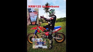 XRM 125 Underbone  Motocross setup  CRF inspired [upl. by Atwekk]