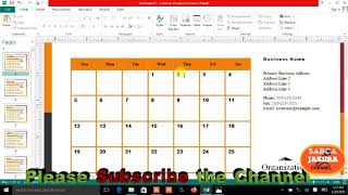 HOW TO CREATE CALENDARS IN MS PUBLISHER 2013 [upl. by Nosnor495]