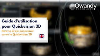 2 How to draw panoramic curve in Quickvision 3D [upl. by Ainitsirhc]