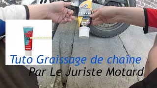 Tuto graissage de chaîne à la Juriste [upl. by Srevart]