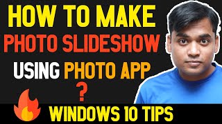 How to Make Slideshow Pictures with Music in Windows 10 Video Slideshow 2020 [upl. by Valora25]