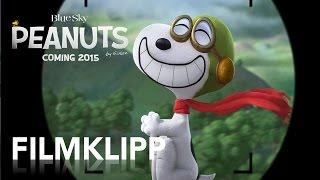 SNOOPY og CHARLIE BROWN KNØTTENEFILMEN  Filmklipp quotDen røde Baronquot  20th Century Fox Norge [upl. by Ahsyek]