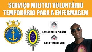 SERVIÇO MILITAR VOLUNTÁRIO TEMPORÁRIO PARA AUXILIARES E TÉCNICOS EM ENFERMAGEM [upl. by Delwyn]