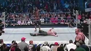 Cena and Batista vs Big show and Booker t 2mp4 [upl. by Oralia]