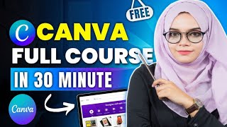 Canva Tutorial For Beginners  How to Use Canva Like PRO FREE  Canva Full Course [upl. by Refeinnej]