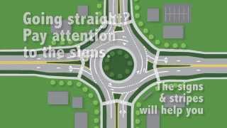 Navigating A MultiLane Roundabout [upl. by Brier59]