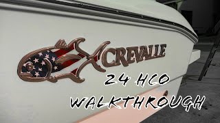 Walkthrough Crevalle 24 HCO with southfloridamarine9453 [upl. by Glyn]