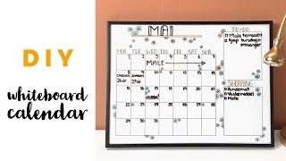 DIY Easy whiteboard calendar [upl. by Milissa]