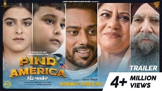 Pind America Official Trailer  New Punjabi Movie  Amar Noori  Bhinda Aujla  Simran Production [upl. by Marna69]