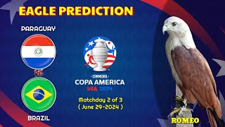 Copa America 2024 Predictions  Paraguay vs Brazil  Eagle Prediction [upl. by Eibmab]