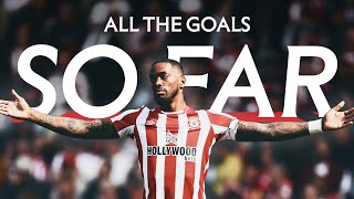 Ivan Toney  Every Single Brentford Premier League Goal So Far 🔥👑 [upl. by Ojyram]