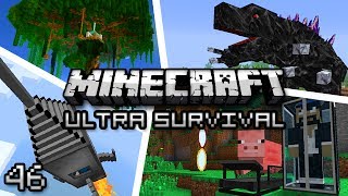 Minecraft Ultra Modded Survival Ep 46  CREEPER TROUBLE [upl. by Adis593]