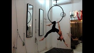 Amazon Under the Hoop  Delilah  Aerial Hoop Tutorial [upl. by Yreffej740]