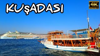 KUŞADASI AYDIN TÜRKİYE WALK TOUR  CASTLE amp HARBOUR KUŞADASI  28 June 2024  4k UHD 60fps [upl. by Atterahs494]