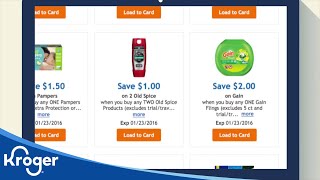 How To Digital Coupons  DIY amp How To  Kroger [upl. by Ainnat]