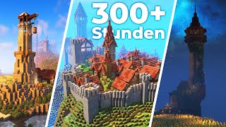 XXL Rundtour meiner 300 Stunden Minecraft Base [upl. by Einamrej]