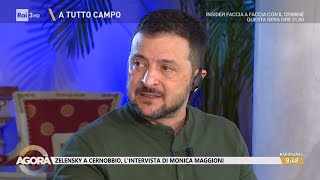 Zelensky a Cernobbio lintervista di Monica Maggioni  Agorà 09092024 [upl. by Serene602]