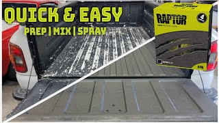 DIY UPOL RAPTOR BED LINER INSTALL  QUICK amp EASY Application [upl. by Broeker]