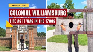 Colonial Williamsburg in Virginia USA  A Living Musuem Experience [upl. by Herold]