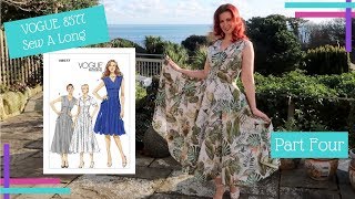 How To  Vogue 8577 SewAlong  Starting The Bodice  Part Four [upl. by Lyn251]