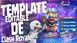 AlexxOn  Plantilla OVERLAY Template Para Gameplays de CLASH ROYALE [upl. by Nolat]