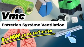 ENTRETIEN VMC  Explication renouvellement circulation dair humidité ♥️ [upl. by Refenej]