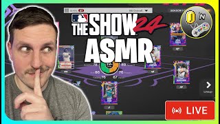 ASMR Gaming MLB The Show 24 LIVE BR WITH CNP Controller Sounds [upl. by Hgielram810]