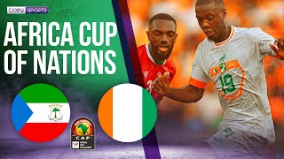 Equatorial Guinea vs Ivory Coast  AFCON 2023 HIGHLIGHTS  01222024  beIN SPORTS USA [upl. by Gauldin]